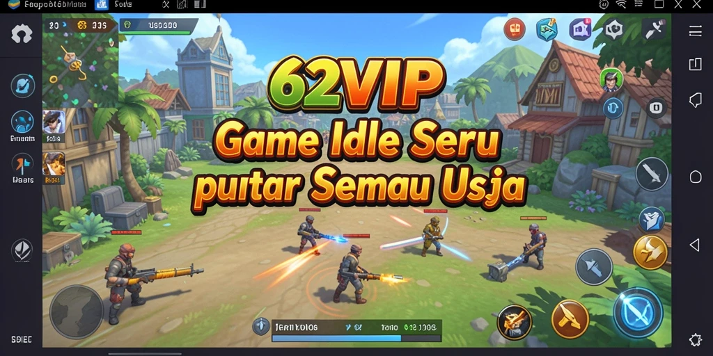 Tampilan menarik gameplay Idle di 62VIP menunjukkan keseruan dan keunikan.