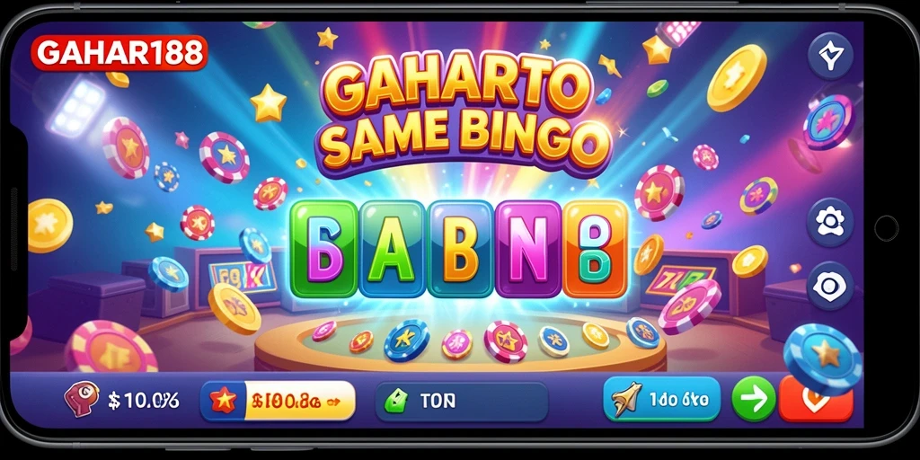 Tampilan menarik dari gameplay seru Bingo di GAHAR188.