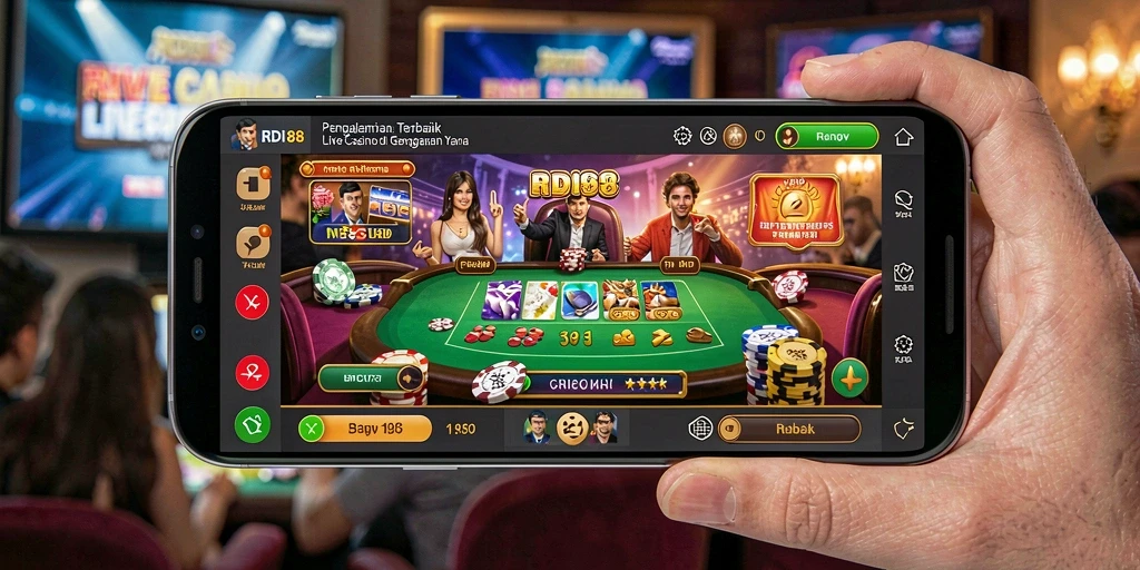 Gameplay Live Casino yang mengesankan dan interaktif di RDI88.