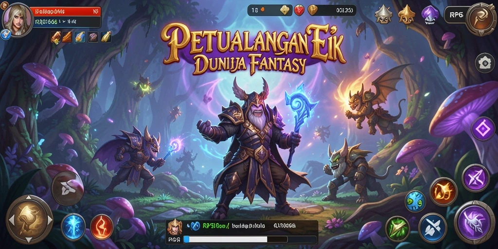 Tampilan gameplay RP66 yang menakjubkan dalam aksi RPG.