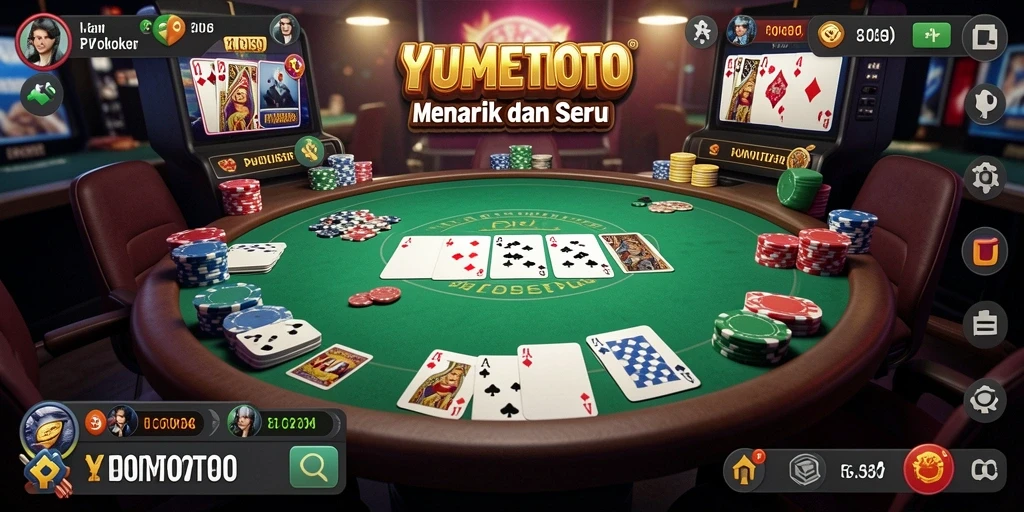 Tampilan gameplay seru di YUMETOTO dengan pemain yang kompetitif.
